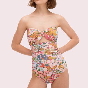 NEW Kate Spade Floral Tie-Front One Piece